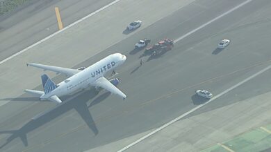 united airlines flight emergency landing